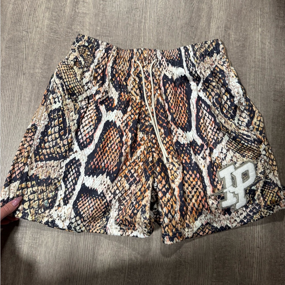 Inaka Power Mesh Short - Snake Print